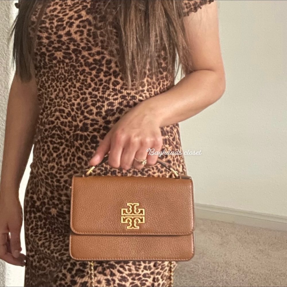 New , tory burch britten chain top handle Crossbody bag - Picture 11 of 12